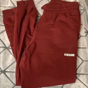 Gymshark Burgundy Training Joggers